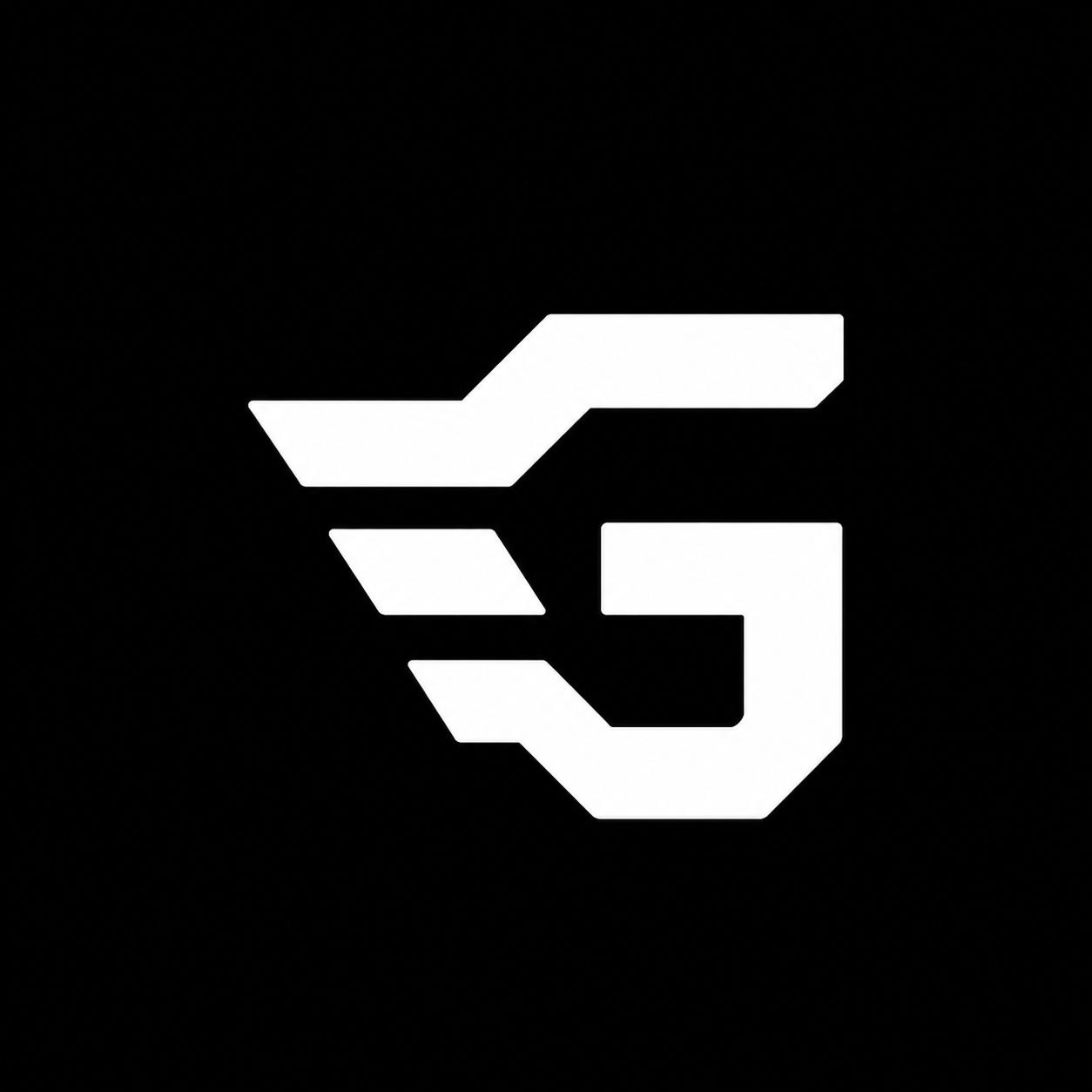 Dark logo with background