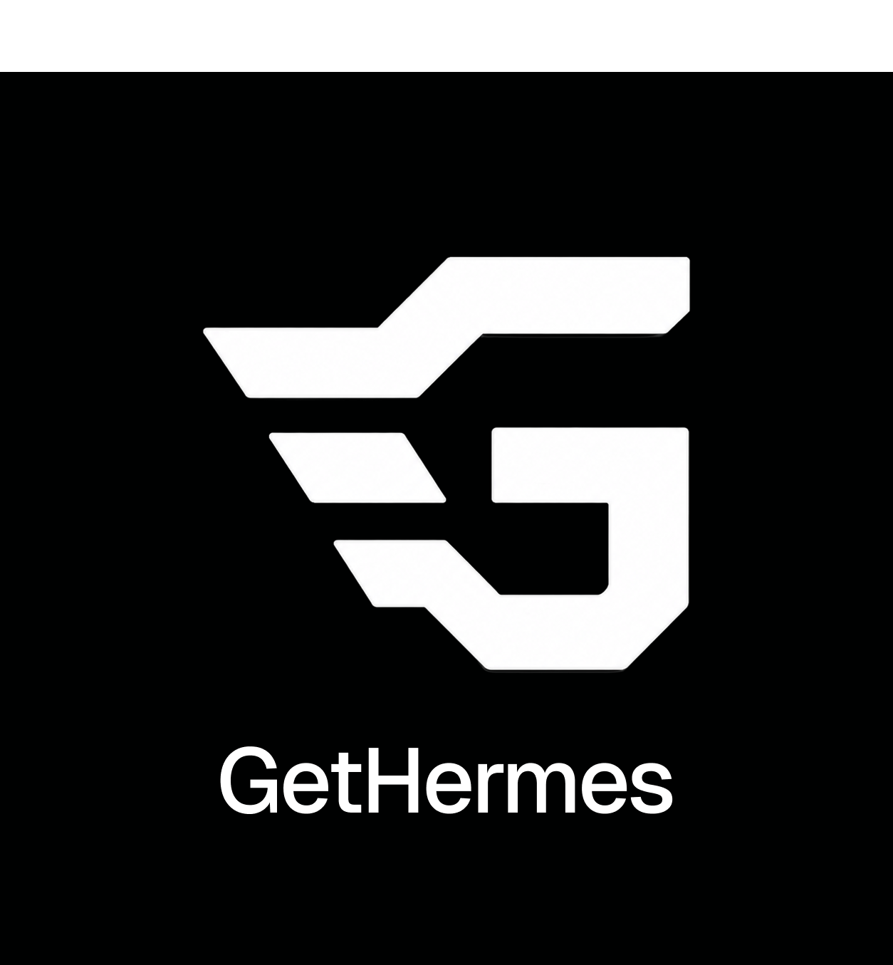 Dark logo with text